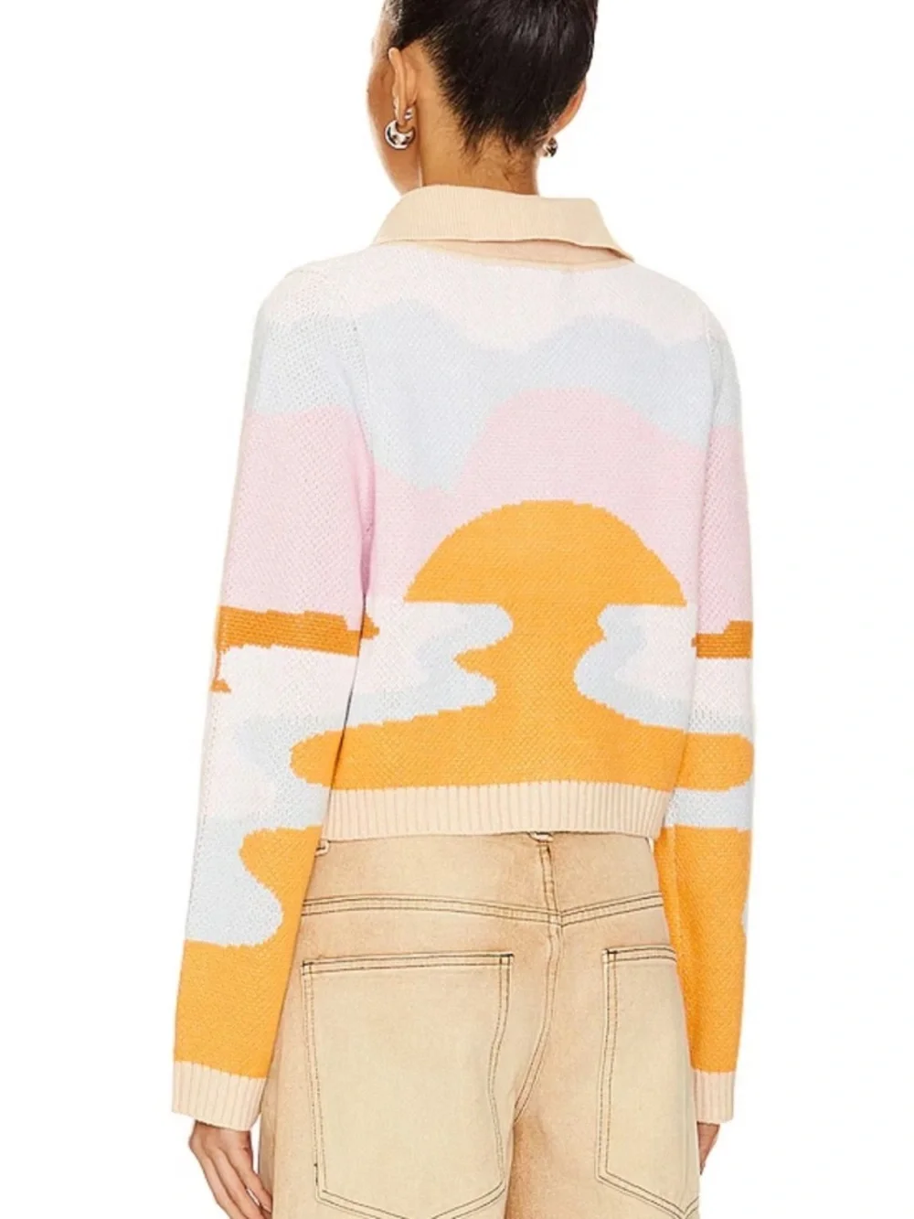 House of Sunny The Rise Tripper Cardigan Sweater Sz 4 - Picture 5 of 7